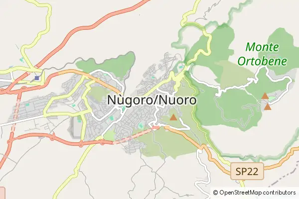 Mapa Nuoro