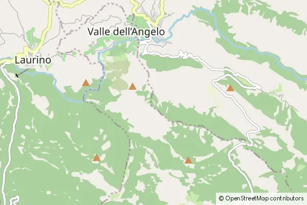 Mapa Park Narodowy Cilento and Vallo di Diano