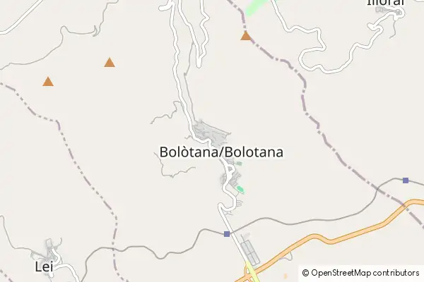 Mapa Bolotana