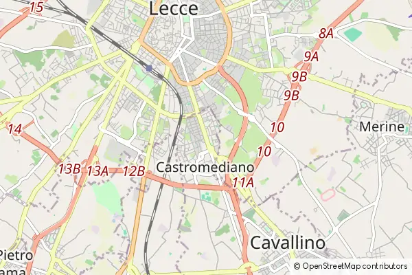 Mapa Castromediano