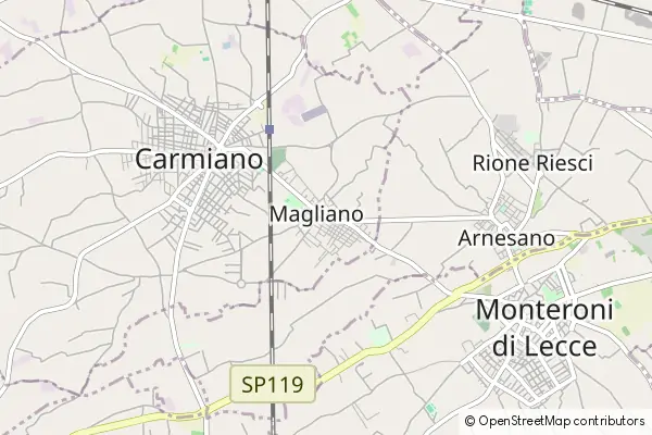 Mapa Magliano