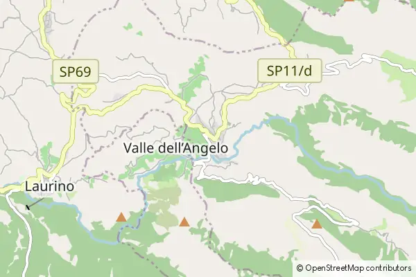 Mapa Piaggine