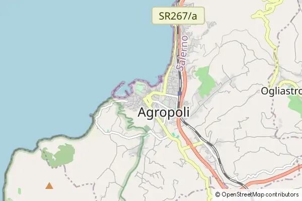 Mapa Agropoli