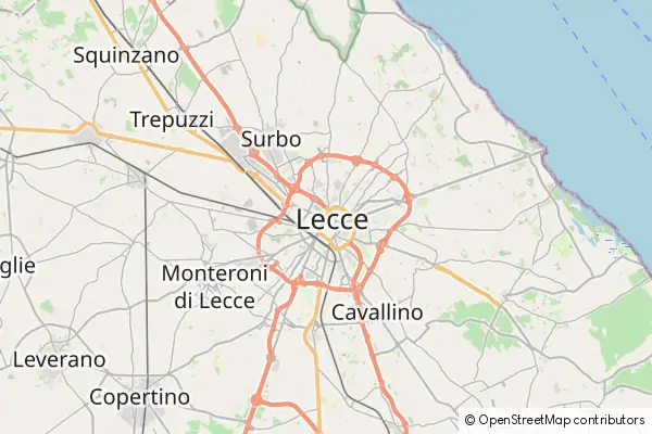 Mapa Lecce