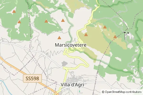 Mapa Marsicovetere