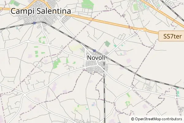 Mapa Novoli