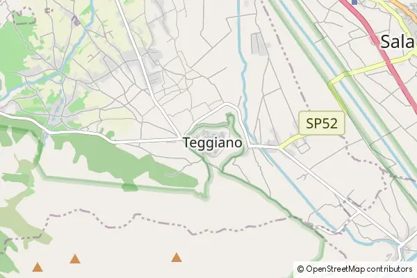 Mapa Teggiano