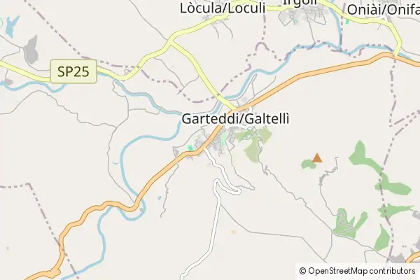 Mapa Galtelli