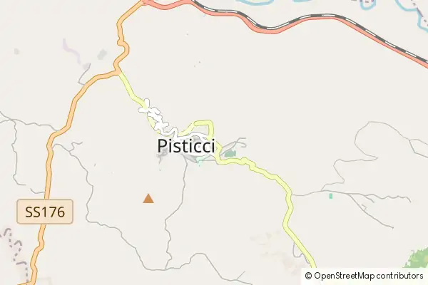 Mapa Pisticci