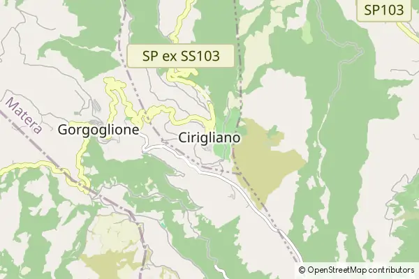 Mapa Cirigliano