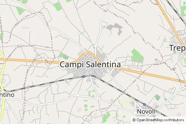 Mapa Campi Salentina