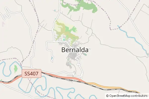 Mapa Bernalda