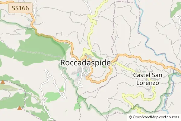 Mapa Roccadaspide