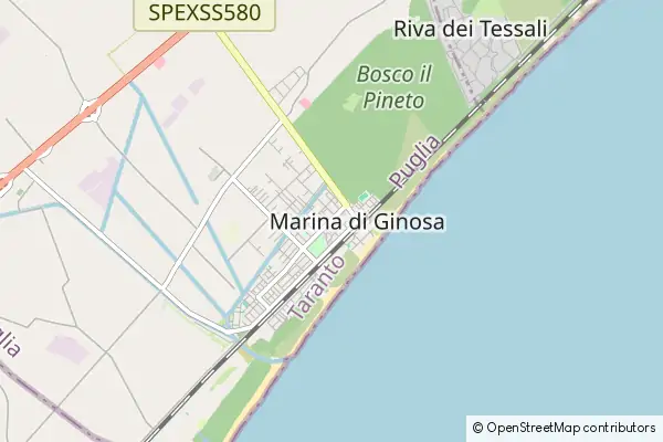 Mapa Marina di Ginosa