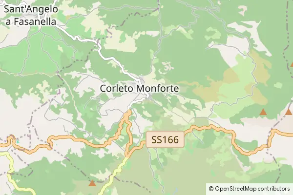 Mapa Corleto Monforte