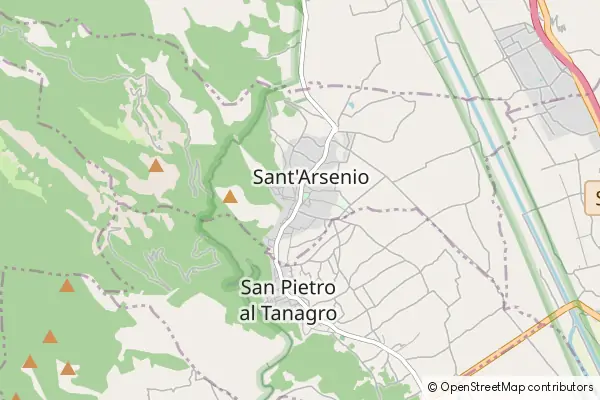 Mapa Sant'Arsenio