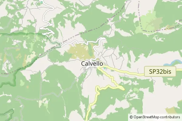 Mapa Calvello