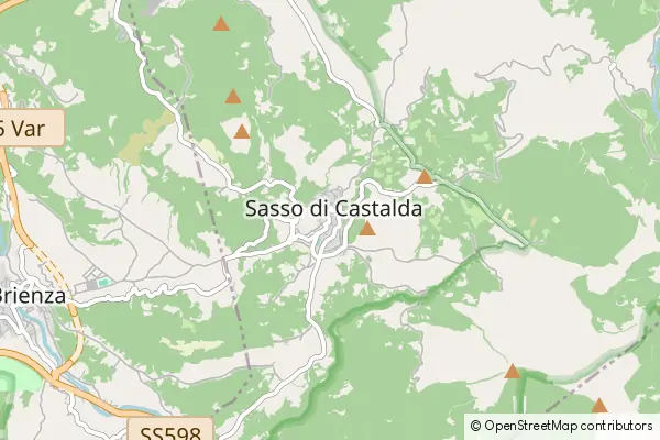 Mapa Sasso di Castalda