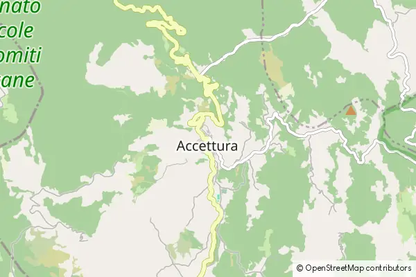 Mapa Accettura