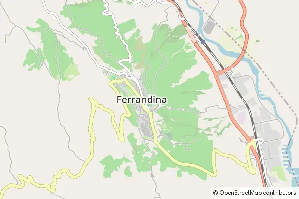 Mapa Ferrandina