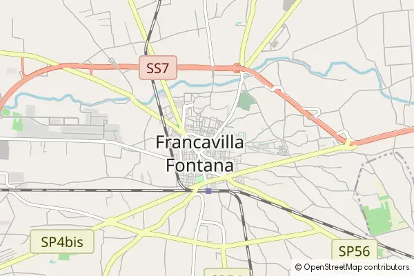 Mapa Francavilla Fontana