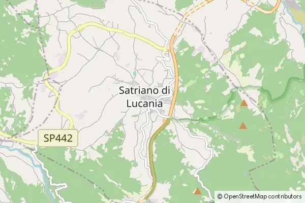 Mapa Satriano di Lucania