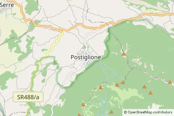 Mapa Postiglione