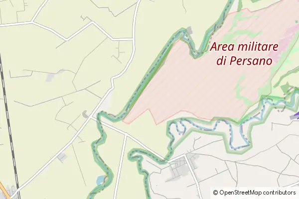 Mapa Persano