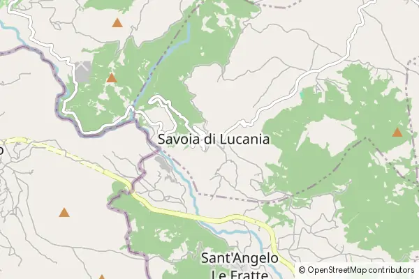 Mapa Savoia di Lucania