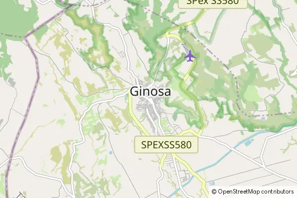 Mapa Ginosa