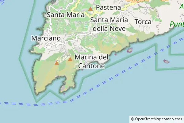 Mapa Marina del Cantone