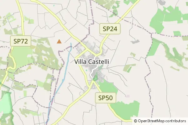 Mapa Villa Castelli