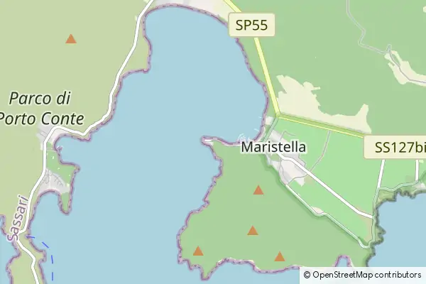 Mapa Porto Conte