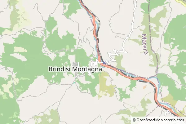 Mapa Brindisi di Montagna