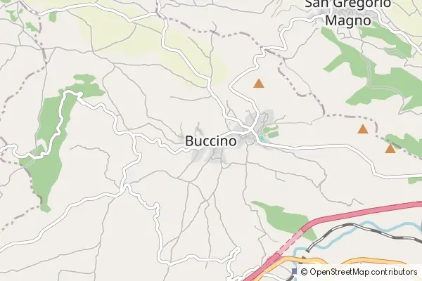 Mapa Buccino