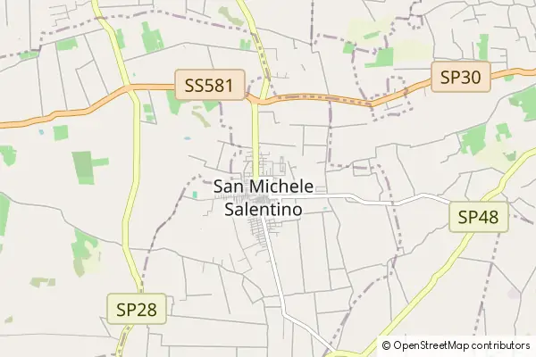 Mapa San Michele Salentino