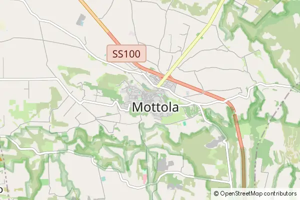 Mapa: Mottola • © OpenStreetMap contributors Mapa Mottola