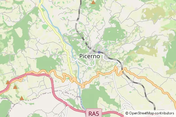 Mapa Picerno