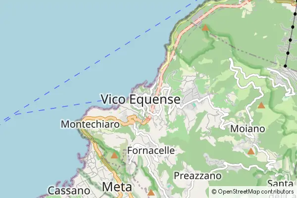 Mapa Vico Equense