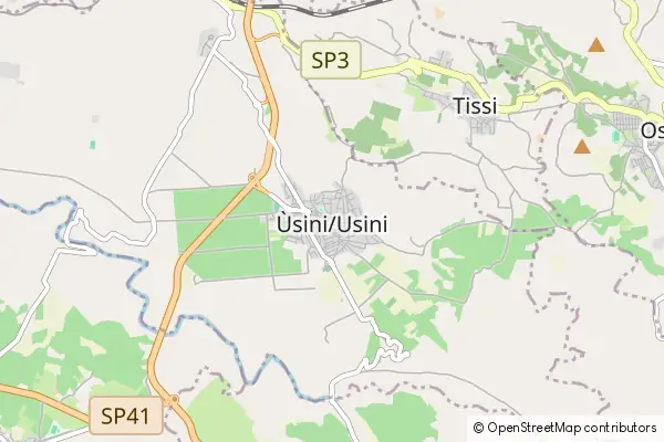 Mapa Usini