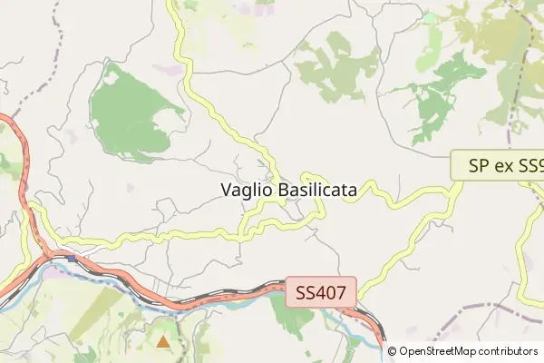 Mapa Vaglio Basilicata