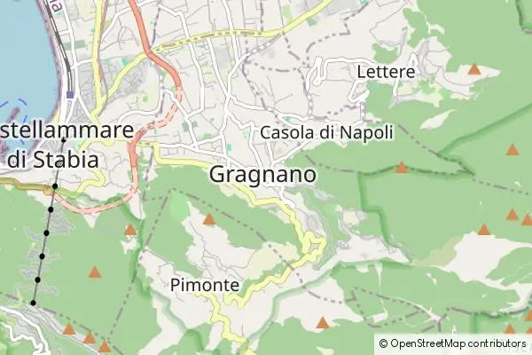 Mapa Gragnano