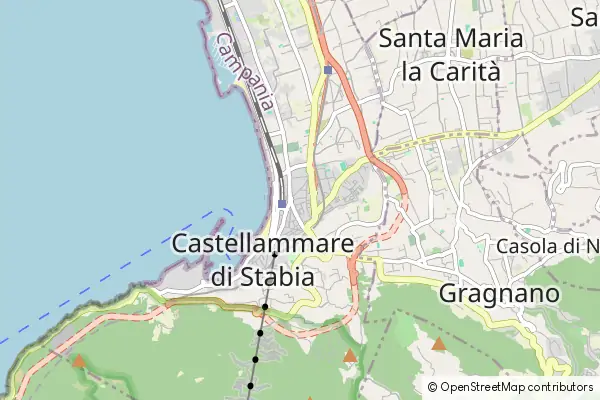 Mapa Castellammare di Stabia