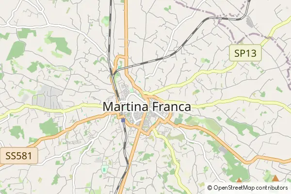 Mapa Martina Franca