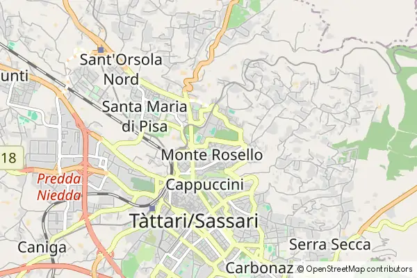 Mapa Ossi