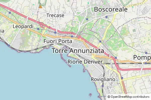 Mapa Torre Annunziata