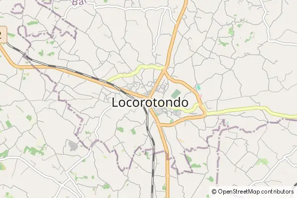 Mapa Locorotondo