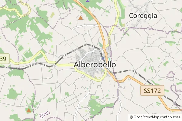 Mapa Alberobello