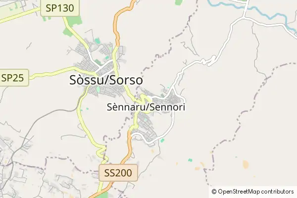 Mapa Sennori