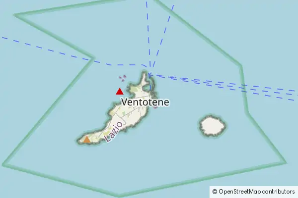 Mapa Ventotene